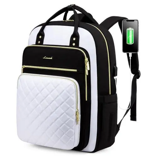 LOVEVOOK custom Lightweight casual daypacks large 15.6 17inch computer rucksack new quilted travel school women laptop backpacks