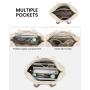 LOVEVOOK Lightweight fits 17 in Work Tote Bag Waterproof HandBag with Luggage Strap School Business Travel Laptop Bag for Women