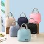 ZR273 Solid Twill Bento Bag Portable Heat Preservation Bag Student Lunch Box Heat Preservation Bag Picnic