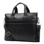 ZWY103 New Male Business Casual Horizontal Laptop Briefcase Wholesale PU Work Travel Laptop Bag Simple Portable Shoulder Bag