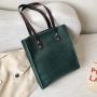 Foreign Trade Crocodile Grain Women Handbags Wholesale Fashion Portable Pu Bag  Wear Cross-body Single Shoulder Leisure Bag