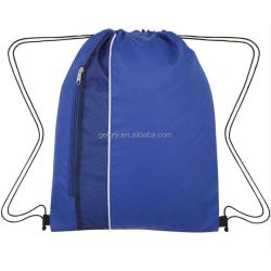 Gelory Promotional Multicolor Sports Waterproof Backpack Nylon Drawstring Gym Bag With Logo