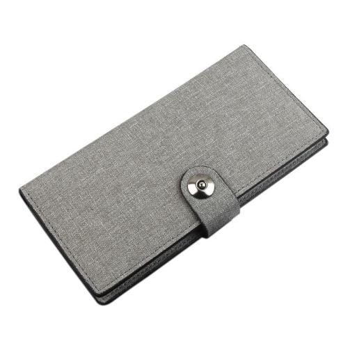 OEW002 Canvas Wallet Long Business Multi-card Purse Luxury Wallets Men Slim Credit Card Holders Mens Wallet For Gift