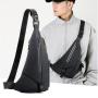 Men's minimalist and fashionable diagonal chest bag