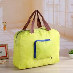 Gelory Best selling custom foldable luggage travel tote bag for women portable lightweight weekend bag