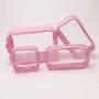 Keymay Stock 6 Colors Wholesale Women Cosmetic PVC Makeup Bag Zipper Travel Waterproof Clear Toiletry Bag