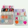 Custom  Embroidery Women Makeup Pouches Clear Cosmetic Bags  Wholesale Lady Snacks Pvc Bags
