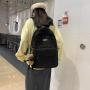 New Designer Trendy Custom Fashion Retro Simple Style Corduroy Backpack Solid Color Bookbags Student Schoolbag