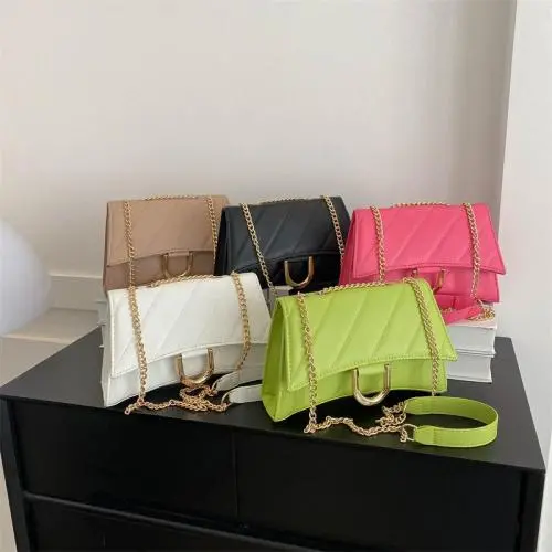 Fashion Bags Women Handbags Ladies Pure Color Bags For Women Pu Leather Designer Shoulder Bags