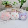 Custom Cartoon Unicorn Plush Coin Purse Plush Toy Wallet Embroidery Plush Keychain Purse