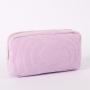 New Arrivals Top Quality Factory Wholesale Custom Corduroy Lavender Cosmetic Bags Set Make Up Travel Bag Pencil Pouch