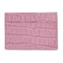 Custom Handmade Fashion Classic Genuine Embossed Crocodile Pattern Cowhide Leather Women Men Multi Credit Card Holder Wallet