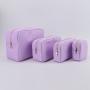 Keymay 23 Colors S M L XL High Quality Personalizeded Birthday Gift Pencil Case Makeup Travel Bag Nylon Cosmetic Bag Nylon Pouch