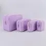 Keymay 23 Colors S M L XL High Quality Personalizeded Birthday Gift Pencil Case Makeup Travel Bag Nylon Cosmetic Bag Nylon Pouch