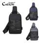 Professional Outdoor Supplier Functional Double Pocket Hip Pop Cross Body Sling Chest Bag With Usb Charging Port