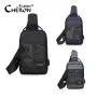 Professional Outdoor Supplier Functional Double Pocket Hip Pop Cross Body Sling Chest Bag With Usb Charging Port