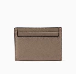Nicely done genuine leather credit card holder with logo deboss Card wallet in leather