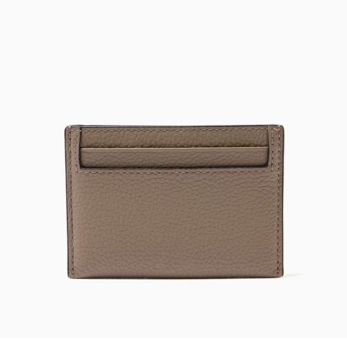Nicely done genuine leather credit card holder with logo deboss Card wallet in leather