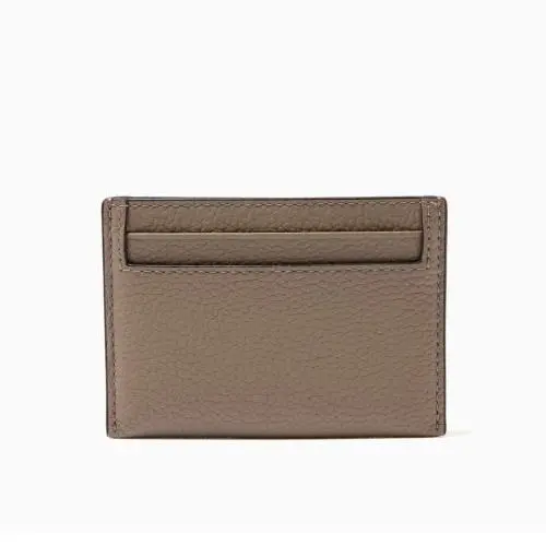 Nicely done genuine leather credit card holder with logo deboss Card wallet in leather