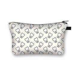 Factory Waterproof Cosmetic Bag Popular Travel Makeup Beauty Cosmetic Bag Hot-sale 3D Digital Flowers Printing Opp Bag