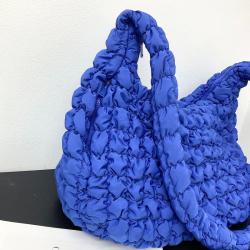 2024 Custom Quilted Embroidery Shoulder Hobo Bag For Women Bubble Design