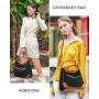 LOVEVOOK New Fashion Designer Canvas PU leather Handbags High Quality Lady Shoulder Bag Purse Large Capacity Hobo Bags for Women