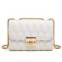 2023 fashion women PU leather bags Luxury Crossbody quality handbag for ladies chain bag