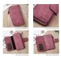 ZF315 Scrub PU Leather Women Wallet Long Multi Card Position Large Capacity Coin Purse Bag Pouch High Grade Clutch Bag