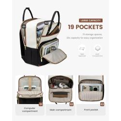 LOVEVOOK 2024 NEW Backpack For Travelling School Business 17 in Anti-theft Laptop Back pack Carry On Work Bag for Teacher Nurse