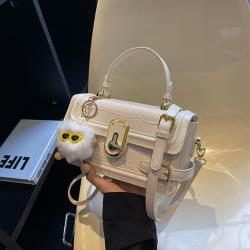 Customized Logo Structured Bolsos De Mujer PU Leather Handbag Sling Bags Ladies Shoulder Bags For Women