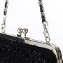 Factory  Oem Private Logo Autumn Winter Clutch Ladies Evening Bags Fashion Ladies Tweed Fabric Sling bag Women Handbag Purse