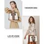 LOVEVOOK 2024 New Popular Stylish Tote Shoulder Bag Satchel Ladies Crossbody Bag Trendy Purses and Handbags for Women