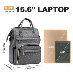 LOVEVOOK wholesale products Quilted 15.6 in school bags waterproof laptop backpack work travel smart laptop Backpacks with USB