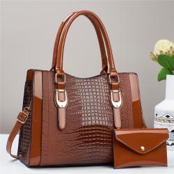 2024 Newest Women's bags 2 pieces set ladies shoulder bags High Quality designer luxury handbags for women with a wallet