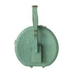 New Arrival Genuine Crocodile Skin Round Shape Luxury Designer Women Bags Handbags