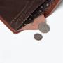 Luxury full grain leather slim bofild money wallet with back pocket rfid blocking for men