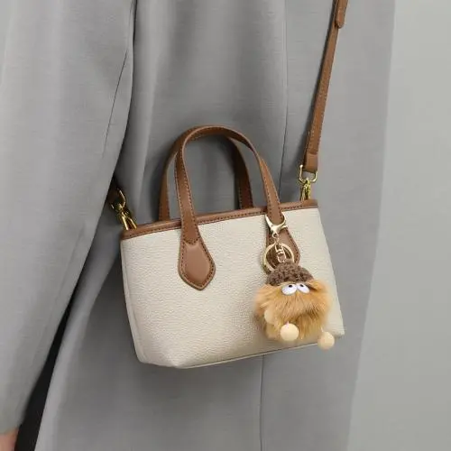 2022 Fashion Versatile Leather Female Handbags, Niche Retro Fashion Bucket Single Shoulder Pure Bag Ladies Bags Wholesale