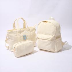 New Arrival Fashion Custom Women Men Corduroy Diaper Backpack Cosmetic Bags&Cases Duffel Bags Travel Handbag