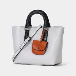 Amazon Hot Sales Genuine Leather Purses And Handbags Custom Large Tote Bag Woman'S Shoulder Bag
