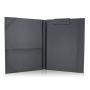 Cheap Price High Quality Hotel Service Guide A4 Pu Leather File Folder Menu Book case with metal clip