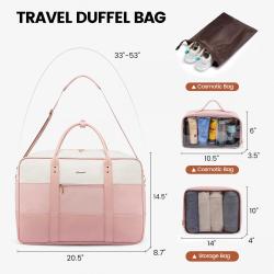 LOVEVOOK Large Capacity Sports Gym Bag Fitness Training Yoga Duffle Bags Waterproof 4pcs/set Travel Duffel Bag luggage suitcase