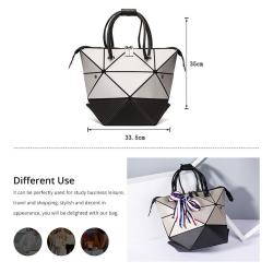 Lovevook dropship 2021 luxury shoulder bags designer foldable ladies Totes bags geometric women purse and handbags