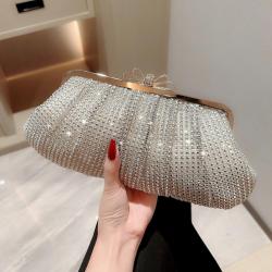 Luxury Bling Bling Fashion Crystal Rhinestone Bag Wedding Evening Purse Bags Clutch Handbag For Women