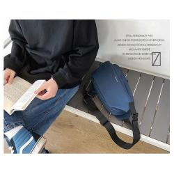 XL006 Daily Used Fashion Waterproof Crossbody Bag New Version 4 Colors Customized Logo Best Selling Men's Nylon Chest Bag