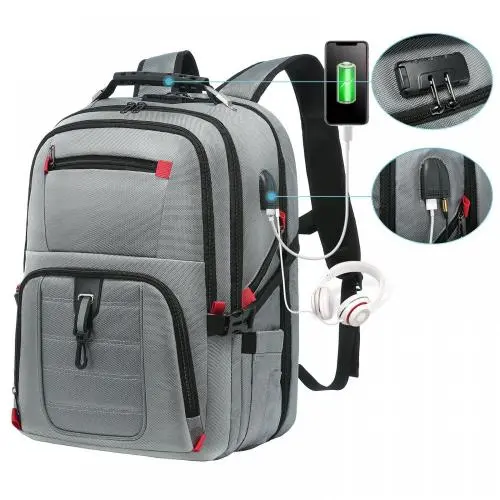 LOVEVOOK laptop backpack men 17.3/15.6 inch anti-theft school backpack boys school daypacks bag With Lock Men's Travel Backpacks