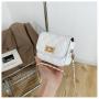 Korean version retro women's bag, new style trendy fashion leisure rhombic grid chain shoulder crossbody small square bag