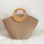 2024 New Handheld Grass Knitted Simple Woven Women's Bag sac main femm sac