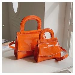 New Style Handbag Candy Color Fashion Small Envelope Bag Fresh Sweet PU Woman's Branded Bag