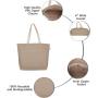 Custom women 100% Jute Canvas Printed Large Burlap Tote Bag High capacity Storage Bag Handbag