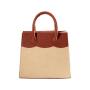 OEM ODM Ladies Fashion Handbags Ladies Fashion PU Leather And Canvas Tote Bags For Women